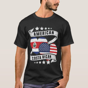 Camiseta Camisas americanas y costarricenses semiamericanas