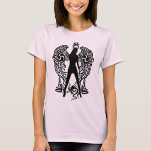 Camiseta Camisas Ángel Serpent, Emcapitador Negro