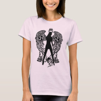 Camiseta Camisas Ángel Serpent, Emcapitador Negro
