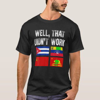 Camiseta Camisas anti-socialismo Libertad libertad capitali