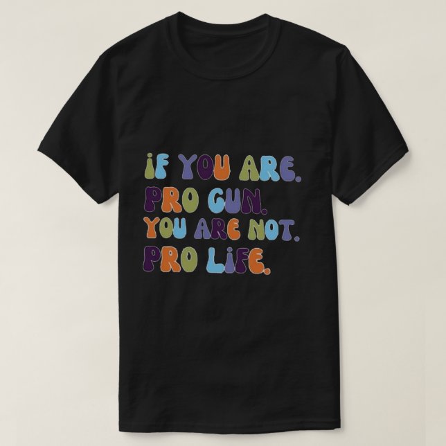 Camiseta Camisas antiarmas, reforma de armas ahora, madres  (Diseño del anverso)
