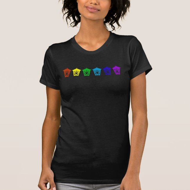Camiseta Camisas arcoiris (Anverso)