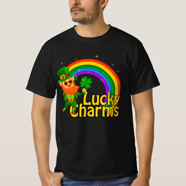 Camiseta Camisas arcoiris con encanto, Día de San Patricio, (Anverso)