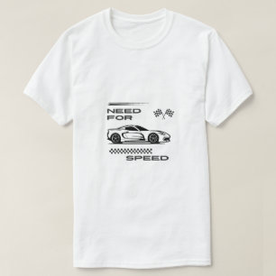 Camiseta Camisas-Auto Necesidad De Camiseta-Camiseta Rápida