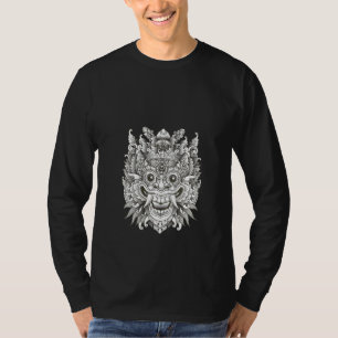 Camiseta Camisas barong indonesias Bal de la máscara de Bal