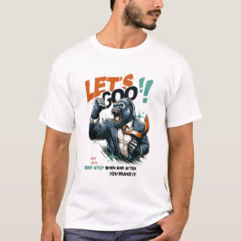 CAMISETA CAMISAS BÁSICAS LECCIONES DE HOMBRES VAMONOS
