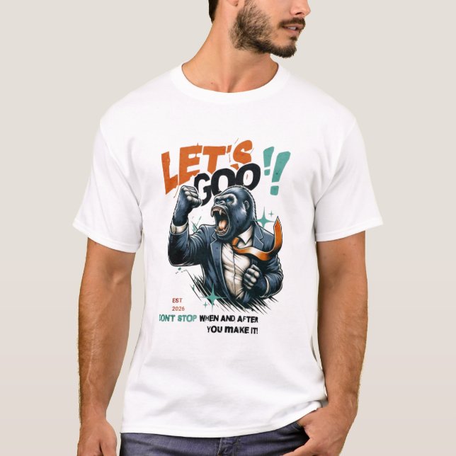 CAMISETA CAMISAS BÁSICAS LECCIONES DE HOMBRES VAMONOS (Anverso)