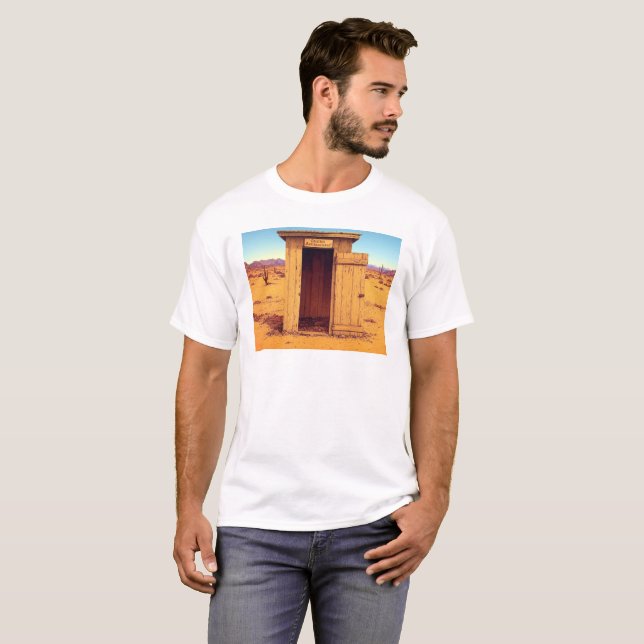 Camiseta Camisas blancas de Desert Outhouse (Anverso completo)