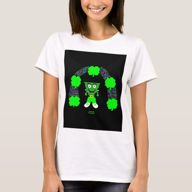 Camiseta Camisas blancas T de las mujeres de St. Patrick's  (Anverso)