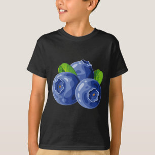 Camiseta Camisas Blueberry Hombres Adultos Mujeres Niños Co