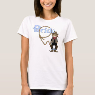 Camiseta Camisas Bodas occidentales de Lassoed Bride Countr