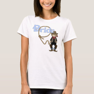 Camiseta Camisas Bodas occidentales de Lassoed Bride Countr
