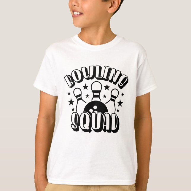 Camiseta Camisas Bowling Squad (Anverso)