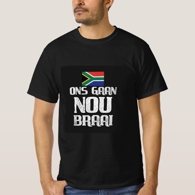 Camiseta Camisas Braai/BBQ (Anverso)
