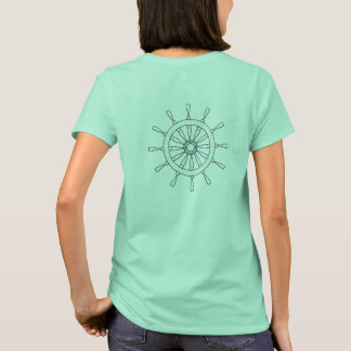 Camiseta Camisas - Casco del buque con nombre (atrás)