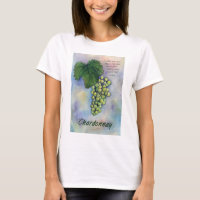 Camisas Chardonnay de uvas y descripción de vino