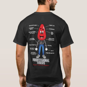Camiseta Camisas ciegas para los viajes profesionales