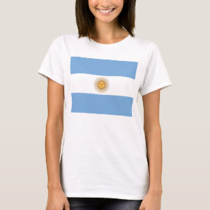 Camiseta Camisas con bandera argentina