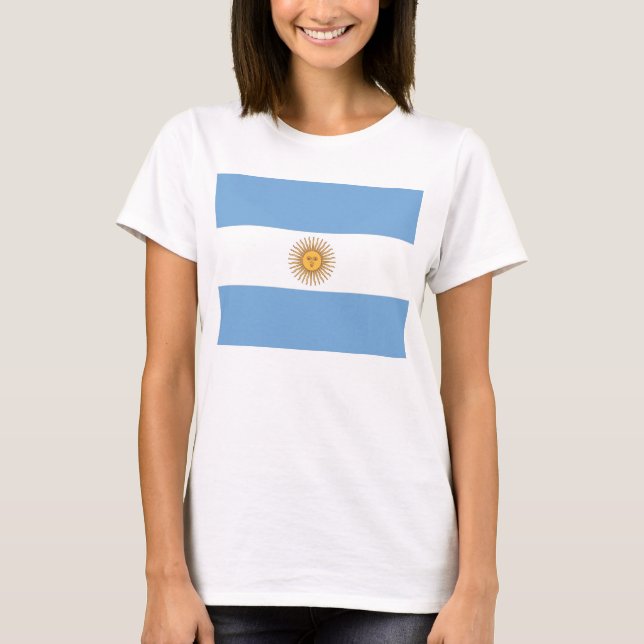 Camiseta Camisas con bandera de Argentina (Anverso)