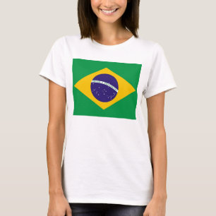 Camiseta Camisas con bandera de Brasil