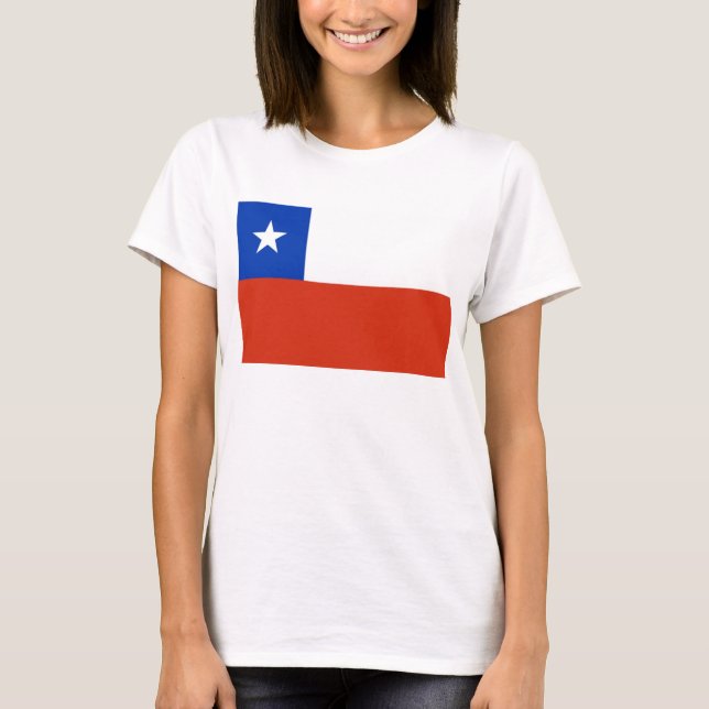 Camiseta Camisas con bandera de Chile (Anverso)