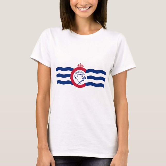 Camiseta Camisas con bandera de Cincinnati, Ohio (Anverso)