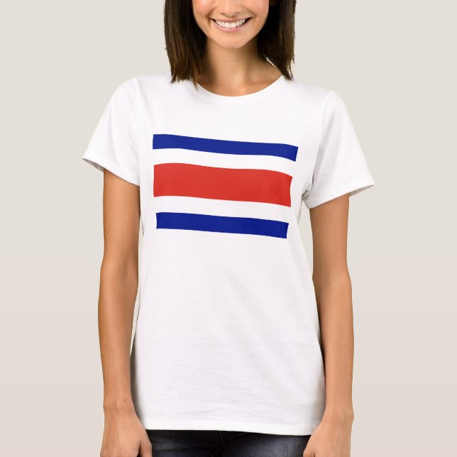 Camiseta Camisas con bandera de Costa Rica (Anverso)