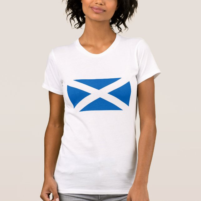 Camiseta Camisas con bandera de Escocia (Anverso)
