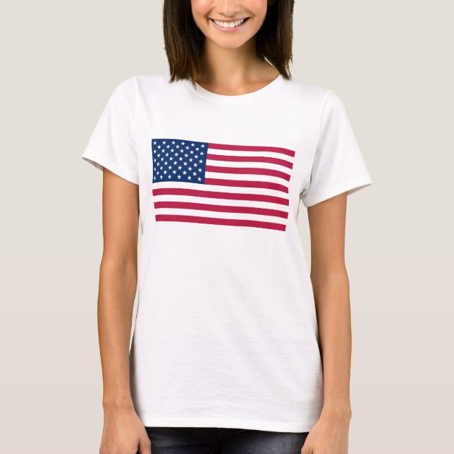 Camiseta Camisas con bandera de Estados Unidos (Anverso)
