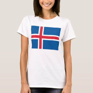 Camiseta Camisas con bandera de Islandia