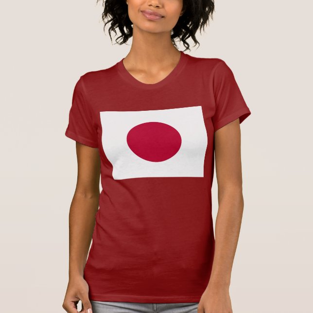 Camiseta Camisas con bandera de Japón (Anverso)