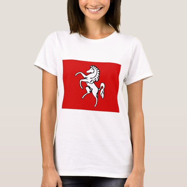 Camiseta Camisas con bandera de Kent, Inglaterra (Anverso)