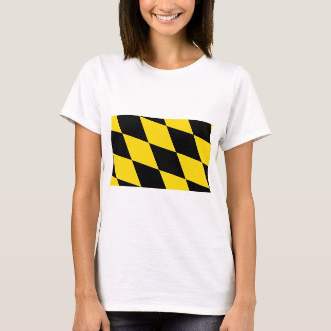 Camiseta Camisas con bandera de Munich, Baviera (Anverso)