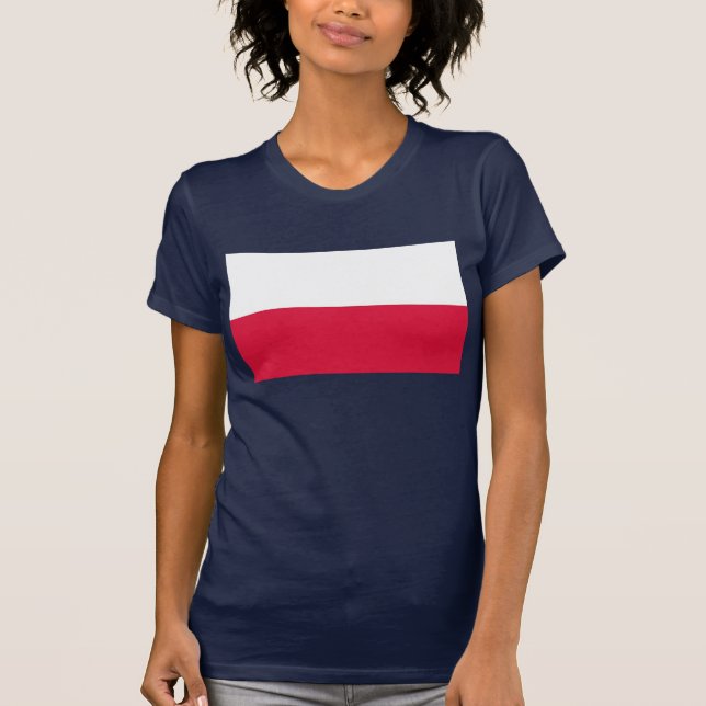 Camiseta Camisas con bandera de Polonia (Anverso)