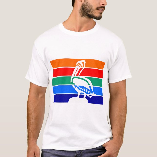 Camiseta Camisas con bandera de San Petersburgo, Florida (Anverso)