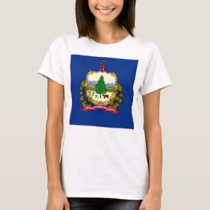 Camiseta Camisas con bandera del estado de Vermont