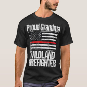 Camiseta Camisas con bandera roja orgullosa abuela de un Wi