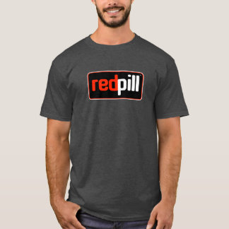Camiseta Camisas con el logotipo negro de Red Pill™