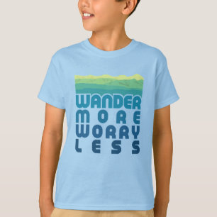 Camiseta Camisas con gradiente menos/azul más preocupantes