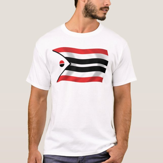 Camiseta Camisas con la bandera de la tribu Arapaho (Anverso)