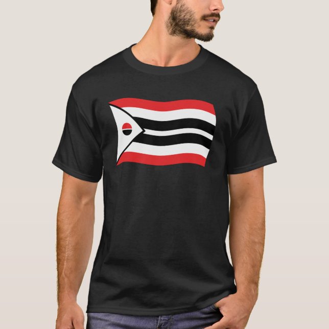 Camiseta Camisas con la bandera de la tribu Arapaho (Anverso)