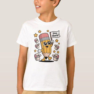 Camiseta Camisas con lápiz para niños de poca estatura