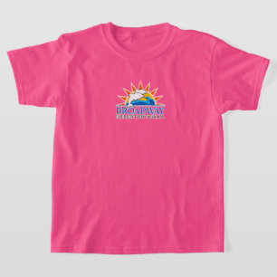Camiseta Camisas con logo blanco para niños de la escuela p