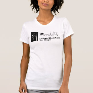 Camiseta Camisas con logo de Urban Sketchers San Diego