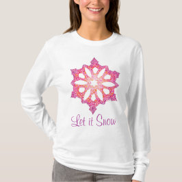Camiseta Camisas con mangas largas y copas de nieve