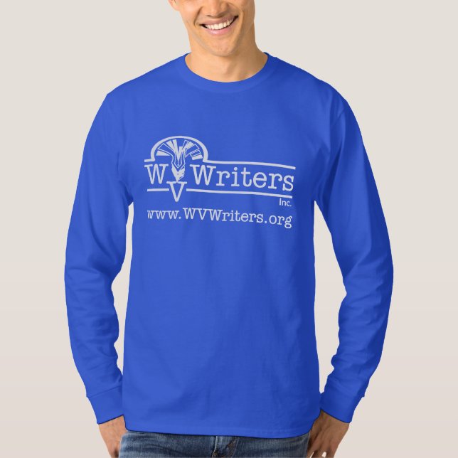 Camiseta Camisas con manía larga de los escritores de WV (Anverso)
