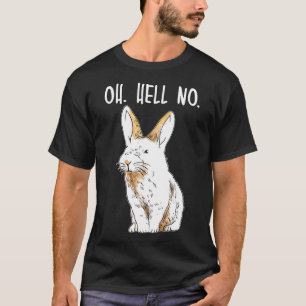 Camiseta Camisas conejitas desaprueban a conejo animales gr