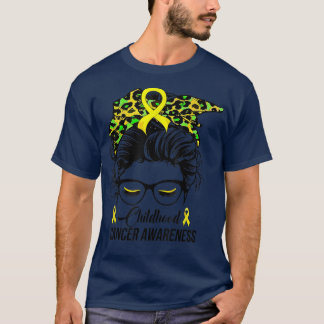 Camiseta Camisas contra el cáncer infantil Desordenado Cánc