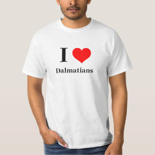 Camiseta Camisas - Corazón a los dálmatas