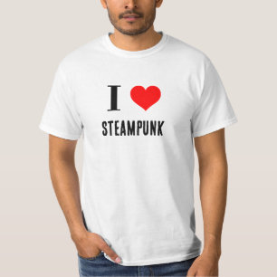 Camiseta Camisas - Corazón de vapor punk